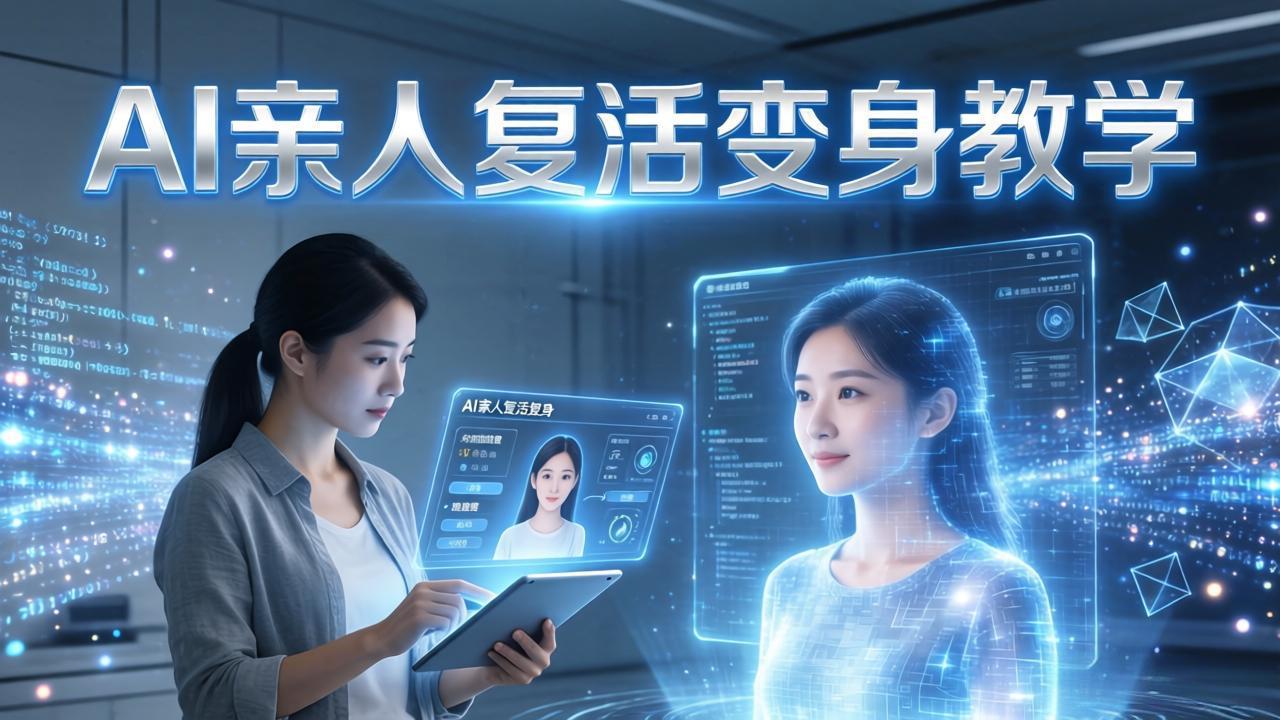 （17940期）AI亲人复活变身教学，最近超级火爆的项目，涨粉超级快，私域引流代做服务，收徒等瀚萌资源网-网赚网-网赚项目网-虚拟资源网-国学资源网-易学资源网-本站有全网最新网赚项目-易学课程资源-中医课程资源的在线下载网站！瀚萌资源网