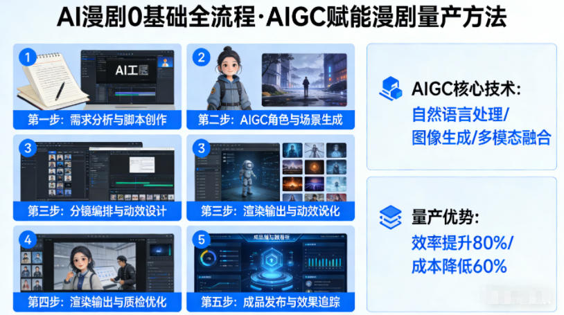 AI漫剧0基础全流程，快速掌握AIGC赋能的漫剧量产方法瀚萌资源网-网赚网-网赚项目网-虚拟资源网-国学资源网-易学资源网-本站有全网最新网赚项目-易学课程资源-中医课程资源的在线下载网站！瀚萌资源网