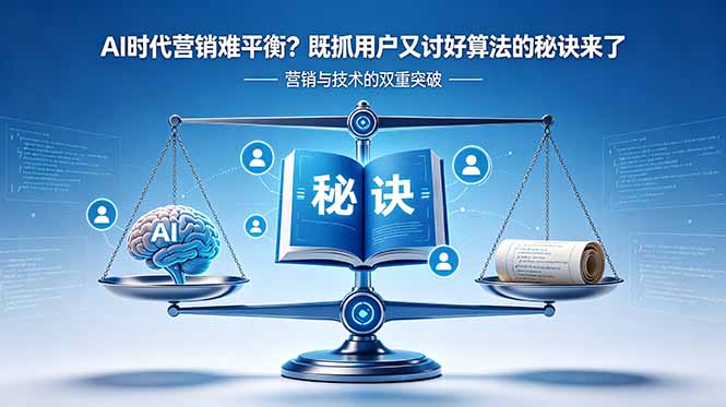 （18600期）AI时代营销难平衡？既抓用户又讨好算法的秘诀来了【原创双语字幕】瀚萌资源网-网赚网-网赚项目网-虚拟资源网-国学资源网-易学资源网-本站有全网最新网赚项目-易学课程资源-中医课程资源的在线下载网站！瀚萌资源网
