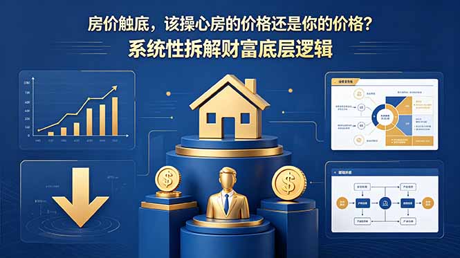 （18602期）付费文章：房价触底，该操心房的价格还是你的价格？系统性拆解财富底层逻辑瀚萌资源网-网赚网-网赚项目网-虚拟资源网-国学资源网-易学资源网-本站有全网最新网赚项目-易学课程资源-中医课程资源的在线下载网站！瀚萌资源网