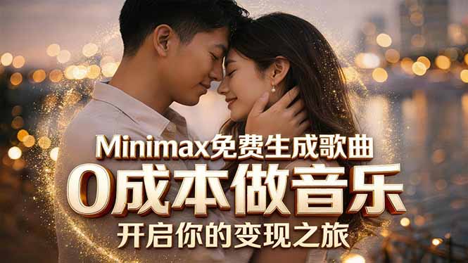 （18401期）Minimax免费生成歌曲实测！0成本做音乐，说唱流行Lofi一键生成瀚萌资源网-网赚网-网赚项目网-虚拟资源网-国学资源网-易学资源网-本站有全网最新网赚项目-易学课程资源-中医课程资源的在线下载网站！瀚萌资源网