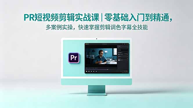 （18633期）PR短视频剪辑实战课｜零基础入门到精通，多案例实操，快速掌握剪辑调色字幕全技能瀚萌资源网-网赚网-网赚项目网-虚拟资源网-国学资源网-易学资源网-本站有全网最新网赚项目-易学课程资源-中医课程资源的在线下载网站！瀚萌资源网