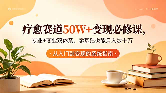 （18523期）疗愈赛道50W+变现必修课，专业+商业双体系，零基础也能月入数十万瀚萌资源网-网赚网-网赚项目网-虚拟资源网-国学资源网-易学资源网-本站有全网最新网赚项目-易学课程资源-中医课程资源的在线下载网站！瀚萌资源网