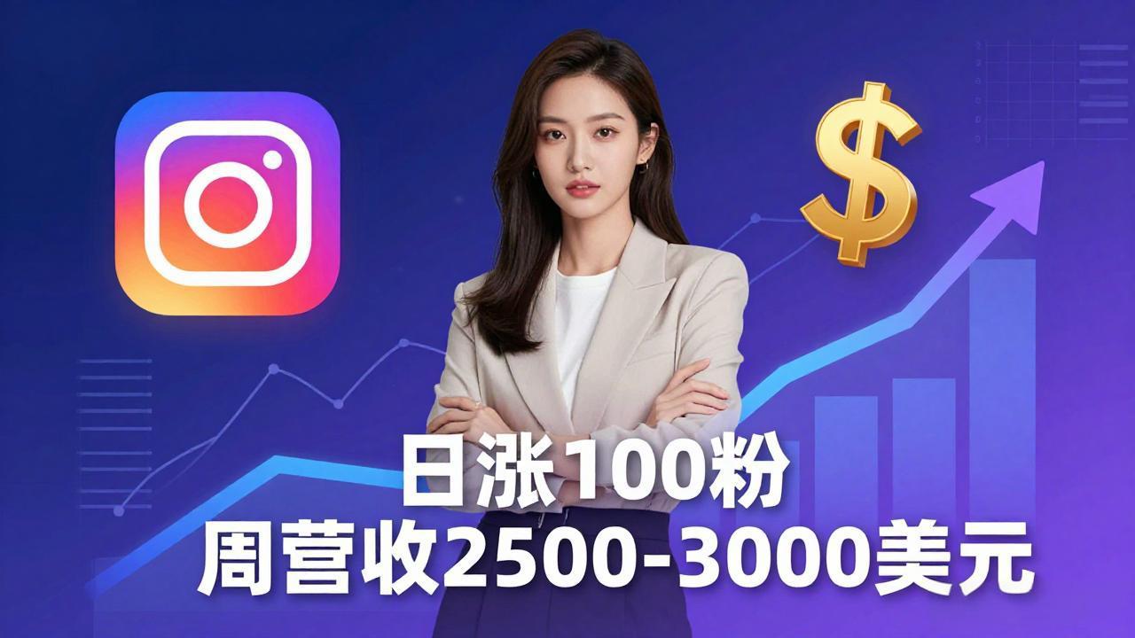 （18299期）想做数字产品？Sheri亲授：日涨100粉、每周2500至3000美元的营收，Instagram躺着赚瀚萌资源网-网赚网-网赚项目网-虚拟资源网-国学资源网-易学资源网-本站有全网最新网赚项目-易学课程资源-中医课程资源的在线下载网站！瀚萌资源网