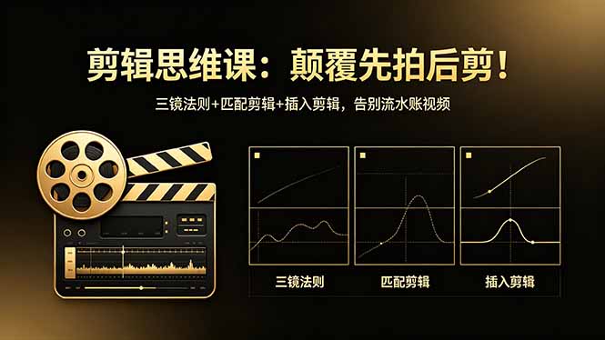 （18285期）剪辑思维课：颠覆先拍后剪！三镜法则+匹配剪辑+插入剪辑，告别流水账视频瀚萌资源网-网赚网-网赚项目网-虚拟资源网-国学资源网-易学资源网-本站有全网最新网赚项目-易学课程资源-中医课程资源的在线下载网站！瀚萌资源网