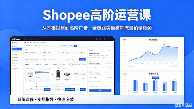 （18499期）Shopee高阶运营课-2026年5月更新，从基础搭建到高阶广告，全链路实操破解流量销量瓶颈瀚萌资源网-网赚网-网赚项目网-虚拟资源网-国学资源网-易学资源网-本站有全网最新网赚项目-易学课程资源-中医课程资源的在线下载网站！瀚萌资源网