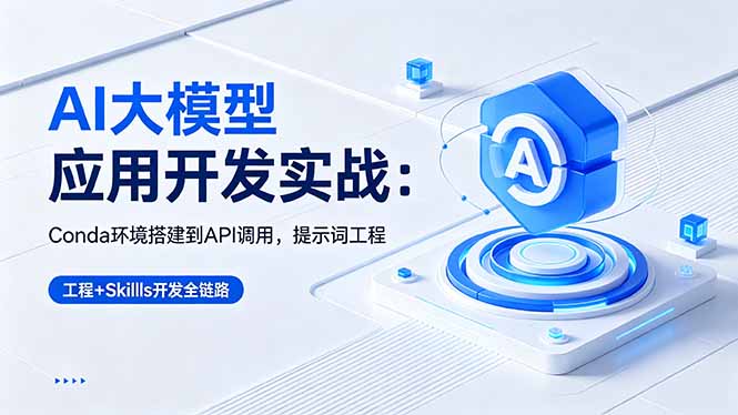 （18518期）AI 大模型应用开发实战：Conda环境搭建到API调用，提示词工程+Skills开发全链路瀚萌资源网-网赚网-网赚项目网-虚拟资源网-国学资源网-易学资源网-本站有全网最新网赚项目-易学课程资源-中医课程资源的在线下载网站！瀚萌资源网