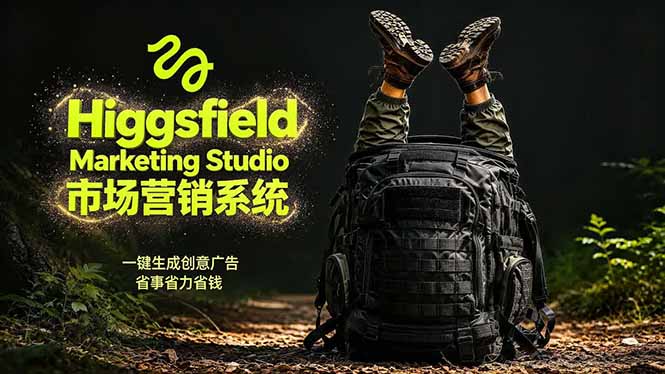 （18457期）AI广告工作流实战：从脚本到画面用Higgsfield完成，商家也能做品牌视频，省万元成本！附提示词瀚萌资源网-网赚网-网赚项目网-虚拟资源网-国学资源网-易学资源网-本站有全网最新网赚项目-易学课程资源-中医课程资源的在线下载网站！瀚萌资源网