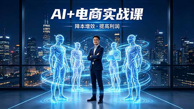 （18328期）AI+电商实战课，1人+N个AI 智能体，把SOP变AI员工，实现降本增效提高利润瀚萌资源网-网赚网-网赚项目网-虚拟资源网-国学资源网-易学资源网-本站有全网最新网赚项目-易学课程资源-中医课程资源的在线下载网站！瀚萌资源网
