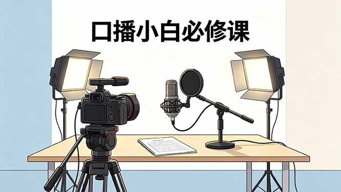 （18428期）口播小白必修课：录像收音灯光设备+脚本撰写，搭专业级录制场景瀚萌资源网-网赚网-网赚项目网-虚拟资源网-国学资源网-易学资源网-本站有全网最新网赚项目-易学课程资源-中医课程资源的在线下载网站！瀚萌资源网