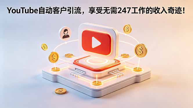 （18658期）YouTube 自动客户引流，享受无需 247 工作的收入奇迹！【原创双语字幕】瀚萌资源网-网赚网-网赚项目网-虚拟资源网-国学资源网-易学资源网-本站有全网最新网赚项目-易学课程资源-中医课程资源的在线下载网站！瀚萌资源网