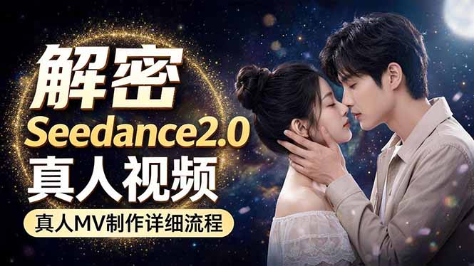 （18289期）Seedance 2.0电影级真人 MV全流程拆解：提示词、运镜、粒子特效，手把手实操瀚萌资源网-网赚网-网赚项目网-虚拟资源网-国学资源网-易学资源网-本站有全网最新网赚项目-易学课程资源-中医课程资源的在线下载网站！瀚萌资源网