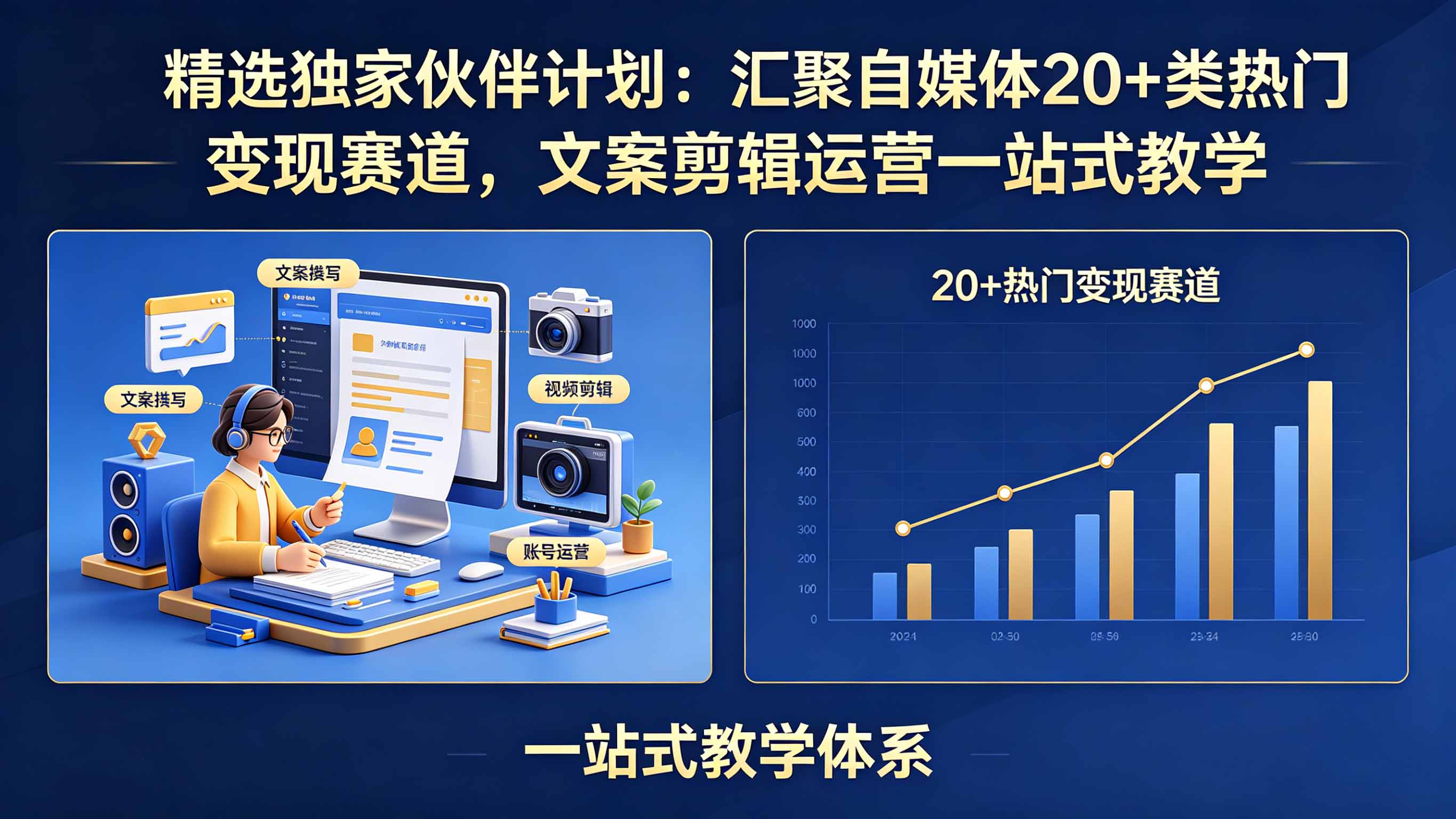 （18478期）精选独家伙伴计划：汇聚自媒体20+类热门变现赛道，文案剪辑运营一站式教学瀚萌资源网-网赚网-网赚项目网-虚拟资源网-国学资源网-易学资源网-本站有全网最新网赚项目-易学课程资源-中医课程资源的在线下载网站！瀚萌资源网