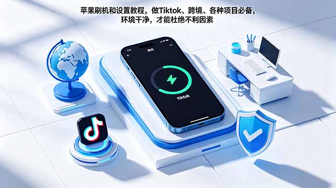 （18558期）苹果刷机和设置教程，做Tiktok、跨境、各种项目必备，环境干净，才能杜绝不利因素瀚萌资源网-网赚网-网赚项目网-虚拟资源网-国学资源网-易学资源网-本站有全网最新网赚项目-易学课程资源-中医课程资源的在线下载网站！瀚萌资源网