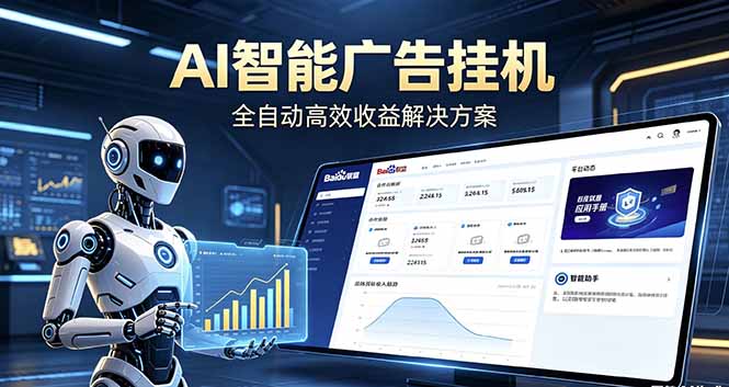 （18661期）Ai智能广告挂机 别再瞎折腾了！这个全自动挂机项目，新手当天见钱，告别频繁换项目的烦恼瀚萌资源网-网赚网-网赚项目网-虚拟资源网-国学资源网-易学资源网-本站有全网最新网赚项目-易学课程资源-中医课程资源的在线下载网站！瀚萌资源网