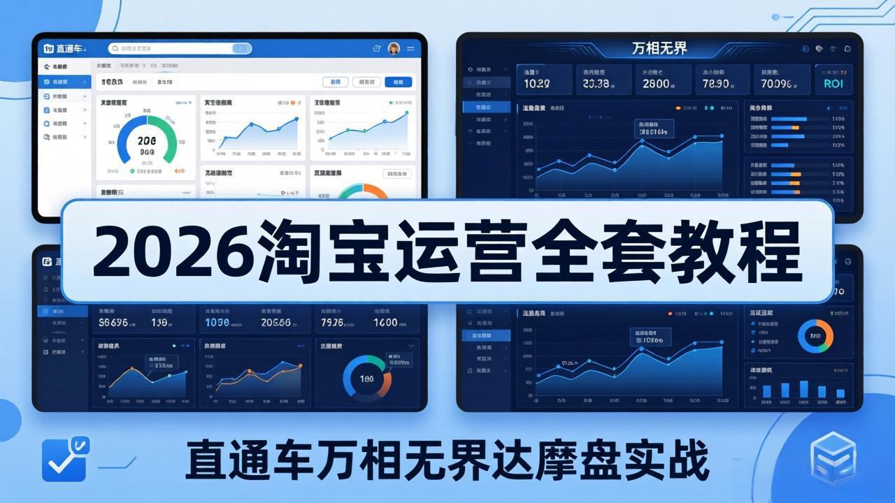 （18308期）2026淘宝运营全套教程(更新5月3日)，直通车万相无界达摩盘实战，从基础到进阶提升流量转化瀚萌资源网-网赚网-网赚项目网-虚拟资源网-国学资源网-易学资源网-本站有全网最新网赚项目-易学课程资源-中医课程资源的在线下载网站！瀚萌资源网