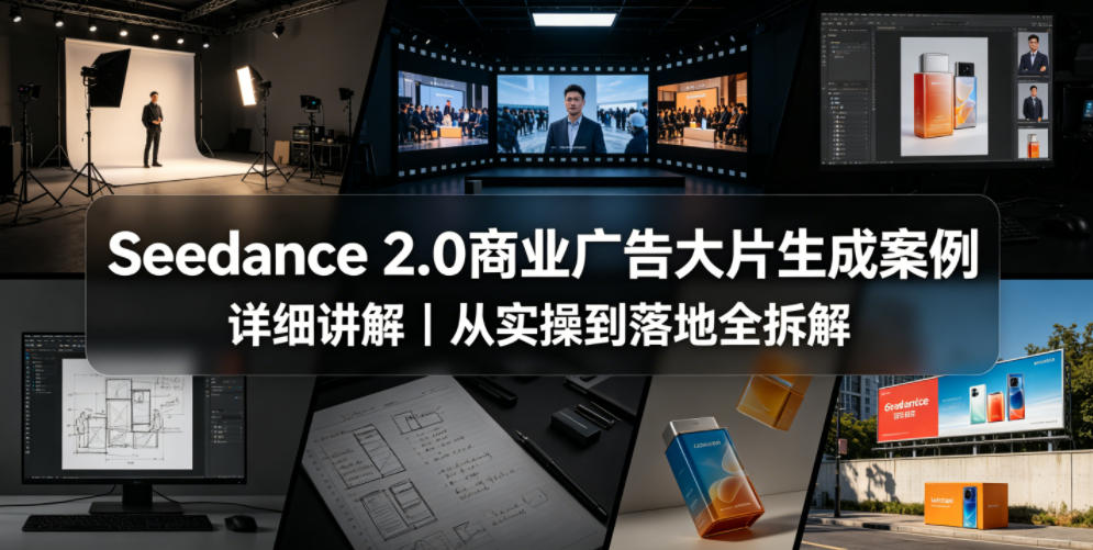 Seedance 2.0商业广告大片生成案例详细讲解｜从实操到落地全拆解瀚萌资源网-网赚网-网赚项目网-虚拟资源网-国学资源网-易学资源网-本站有全网最新网赚项目-易学课程资源-中医课程资源的在线下载网站！瀚萌资源网