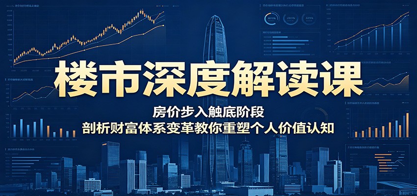 楼市深度解读课:房价步入触底阶段,剖析财富体系变革教你重塑个人价值认知瀚萌资源网-网赚网-网赚项目网-虚拟资源网-国学资源网-易学资源网-本站有全网最新网赚项目-易学课程资源-中医课程资源的在线下载网站!瀚萌资源网