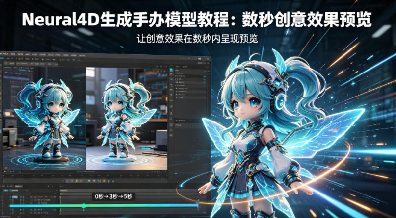 Neural4D生成手办模型教程，让创意效果在数秒内呈现预览瀚萌资源网-网赚网-网赚项目网-虚拟资源网-国学资源网-易学资源网-本站有全网最新网赚项目-易学课程资源-中医课程资源的在线下载网站！瀚萌资源网