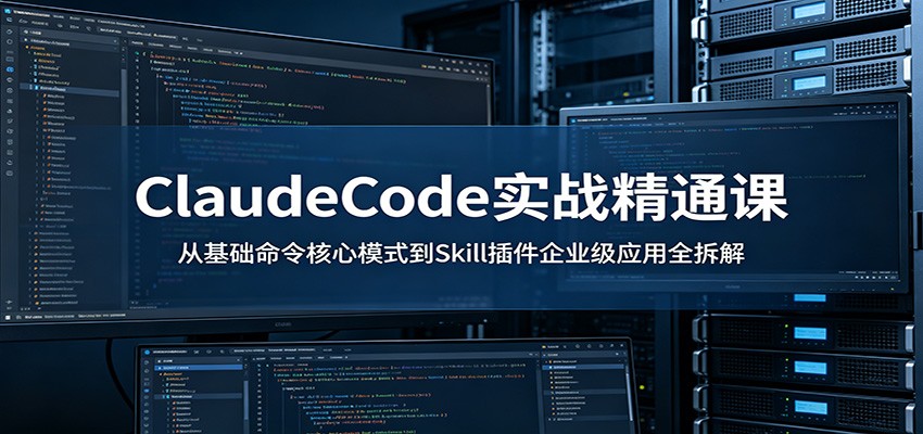 ClaudeCode实战精通课：从基础命令核心模式到Skill插件企业级应用全拆解瀚萌资源网-网赚网-网赚项目网-虚拟资源网-国学资源网-易学资源网-本站有全网最新网赚项目-易学课程资源-中医课程资源的在线下载网站！瀚萌资源网