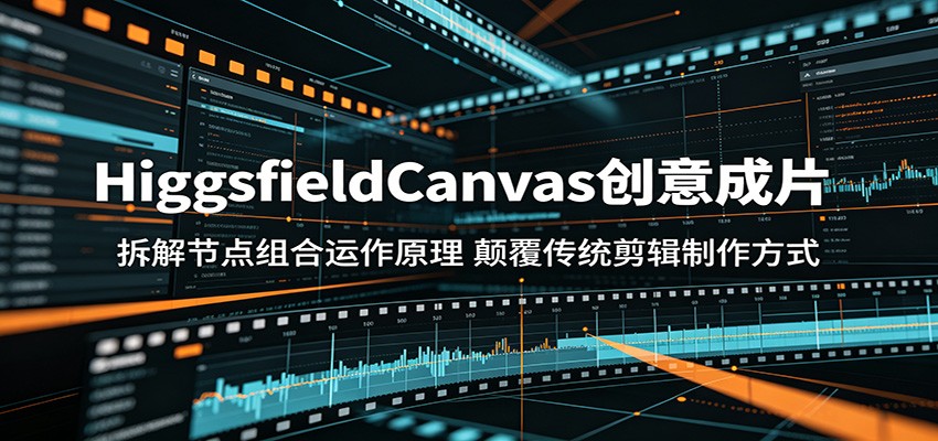 HiggsfieldCanvas创意成片：拆解节点组合运作原理，颠覆传统剪辑制作方式瀚萌资源网-网赚网-网赚项目网-虚拟资源网-国学资源网-易学资源网-本站有全网最新网赚项目-易学课程资源-中医课程资源的在线下载网站！瀚萌资源网