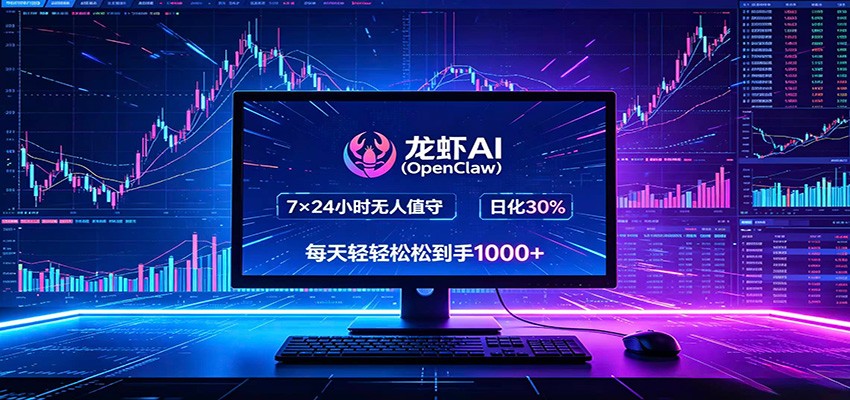 龙虾AI（OpenClaw）全自动挂机，智能操控电脑高效执行任务，每天轻松到手四位数瀚萌资源网-网赚网-网赚项目网-虚拟资源网-国学资源网-易学资源网-本站有全网最新网赚项目-易学课程资源-中医课程资源的在线下载网站！瀚萌资源网