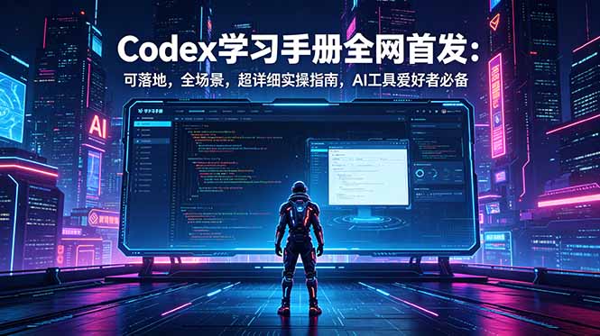 （18871期）Codex学习手册全网首发：可落地，全场景，超详细实操指南，AI工具爱好者必备瀚萌资源网-网赚网-网赚项目网-虚拟资源网-国学资源网-易学资源网-本站有全网最新网赚项目-易学课程资源-中医课程资源的在线下载网站！瀚萌资源网