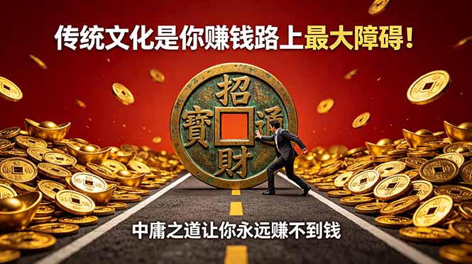 （18872期）付费文章：传统文化是你赚钱路上最大障碍！中庸之道让你永远赚不到钱瀚萌资源网-网赚网-网赚项目网-虚拟资源网-国学资源网-易学资源网-本站有全网最新网赚项目-易学课程资源-中医课程资源的在线下载网站！瀚萌资源网