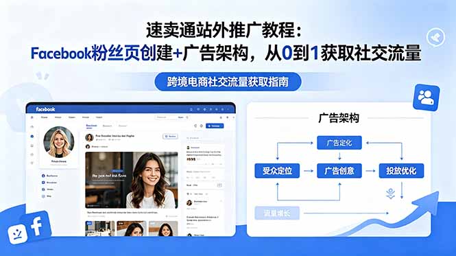 （18888期）速卖通站外推广教程：Facebook粉丝页创建+广告架构，从0到1获取社交流量瀚萌资源网-网赚网-网赚项目网-虚拟资源网-国学资源网-易学资源网-本站有全网最新网赚项目-易学课程资源-中医课程资源的在线下载网站！瀚萌资源网