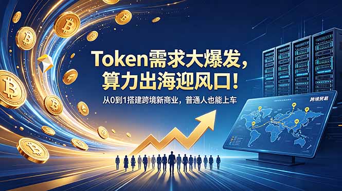 （18889期）Token需求大爆发，算力出海迎风口！从0到1搭建跨境新商业，普通人也能上车瀚萌资源网-网赚网-网赚项目网-虚拟资源网-国学资源网-易学资源网-本站有全网最新网赚项目-易学课程资源-中医课程资源的在线下载网站！瀚萌资源网