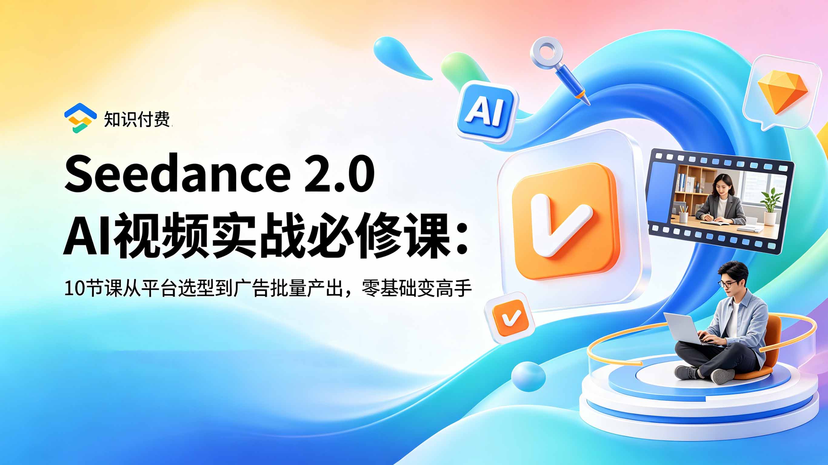 （18998期）Seedance 2.0 AI视频实战必修课：10节课从平台选型到广告批量产出，零基础变高手瀚萌资源网-网赚网-网赚项目网-虚拟资源网-国学资源网-易学资源网-本站有全网最新网赚项目-易学课程资源-中医课程资源的在线下载网站！瀚萌资源网