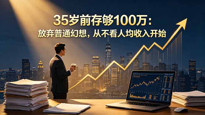 （18689期）35岁前存够100万：放弃普通幻想，从不看人均收入开始瀚萌资源网-网赚网-网赚项目网-虚拟资源网-国学资源网-易学资源网-本站有全网最新网赚项目-易学课程资源-中医课程资源的在线下载网站！瀚萌资源网