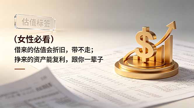 （19043期）付费文章：（女性必看）借来的估值会折旧，带不走；挣来的资产能复利，跟你一辈子瀚萌资源网-网赚网-网赚项目网-虚拟资源网-国学资源网-易学资源网-本站有全网最新网赚项目-易学课程资源-中医课程资源的在线下载网站！瀚萌资源网