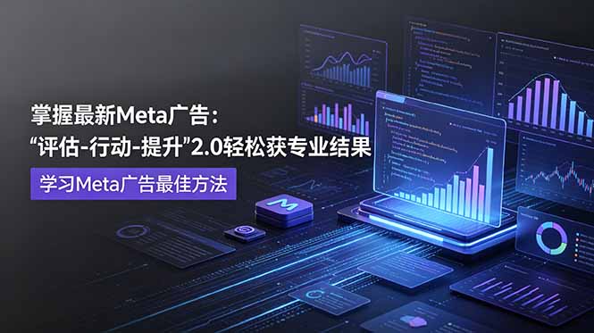 （18972期）掌握最新的Meta广告，通过“评估-行动-提升”2.0版本轻松获得专业级结果。学习目前学习Meta广告的最佳方法瀚萌资源网-网赚网-网赚项目网-虚拟资源网-国学资源网-易学资源网-本站有全网最新网赚项目-易学课程资源-中医课程资源的在线下载网站！瀚萌资源网