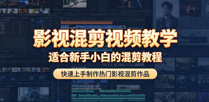 影视混剪视频教学，适合新手小白的混剪教程，快速上手制作热门影视混剪作品瀚萌资源网-网赚网-网赚项目网-虚拟资源网-国学资源网-易学资源网-本站有全网最新网赚项目-易学课程资源-中医课程资源的在线下载网站！瀚萌资源网
