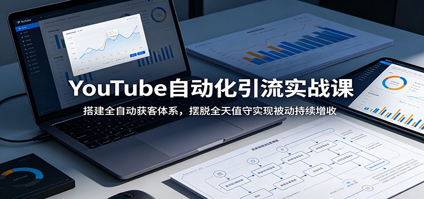 YouTube自动化引流实战课：搭建全自动获客体系，摆脱全天值守实现被动持续增收瀚萌资源网-网赚网-网赚项目网-虚拟资源网-国学资源网-易学资源网-本站有全网最新网赚项目-易学课程资源-中医课程资源的在线下载网站！瀚萌资源网