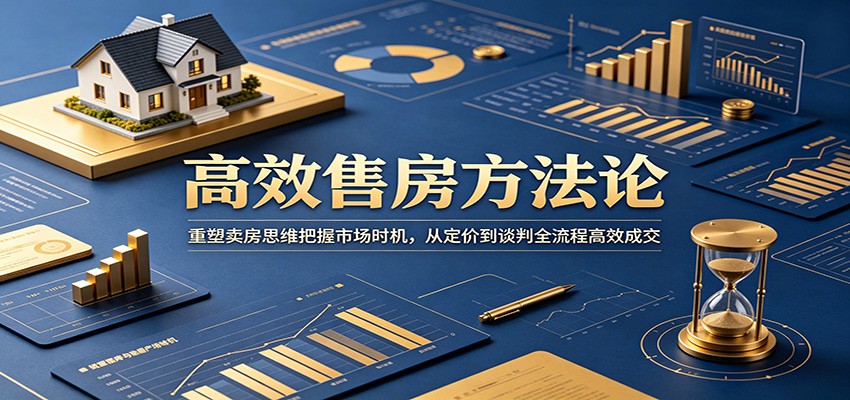 高效售房方法论：重塑卖房思维把握市场时机，从定价到谈判全流程高效成交瀚萌资源网-网赚网-网赚项目网-虚拟资源网-国学资源网-易学资源网-本站有全网最新网赚项目-易学课程资源-中医课程资源的在线下载网站！瀚萌资源网