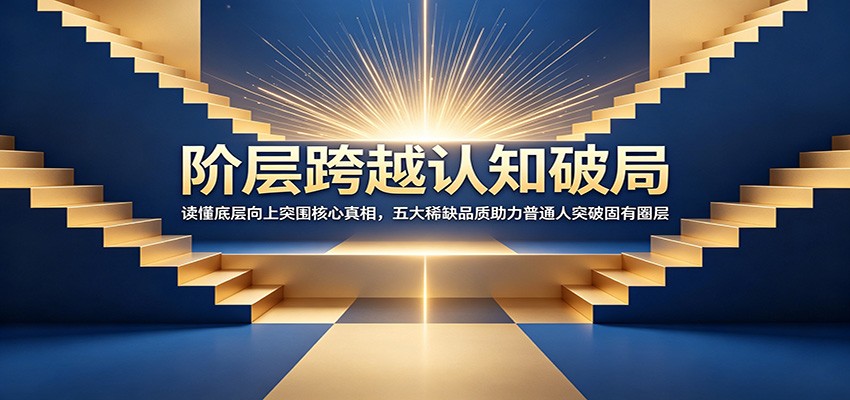 阶层跨越认知破局：读懂底层向上突围核心真相，五大稀缺品质助力普通人突破固有圈层瀚萌资源网-网赚网-网赚项目网-虚拟资源网-国学资源网-易学资源网-本站有全网最新网赚项目-易学课程资源-中医课程资源的在线下载网站！瀚萌资源网