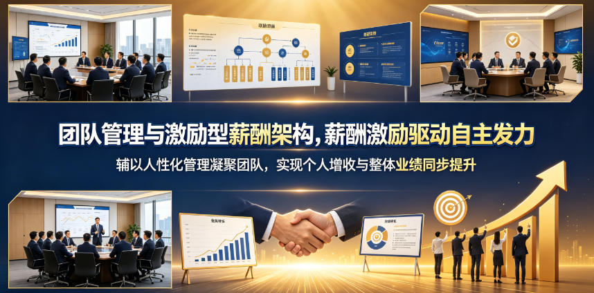 团队管理与激励型薪酬架构，薪酬激励驱动自主发力，辅以人性化管理凝聚团队，实现个人增收与整体业绩同步提升瀚萌资源网-网赚网-网赚项目网-虚拟资源网-国学资源网-易学资源网-本站有全网最新网赚项目-易学课程资源-中医课程资源的在线下载网站！瀚萌资源网