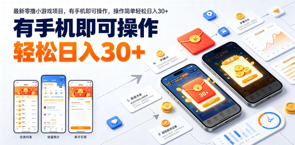 最新零撸小游戏项目，有手机即可操作，操作简单轻松日入30+瀚萌资源网-网赚网-网赚项目网-虚拟资源网-国学资源网-易学资源网-本站有全网最新网赚项目-易学课程资源-中医课程资源的在线下载网站！瀚萌资源网