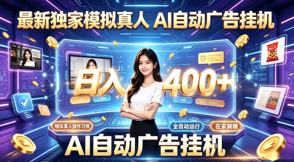 最新独家模拟真人，AI自动挂号挂G，日入400+，全程全自动运行，无需人工【揭秘】瀚萌资源网-网赚网-网赚项目网-虚拟资源网-国学资源网-易学资源网-本站有全网最新网赚项目-易学课程资源-中医课程资源的在线下载网站！瀚萌资源网