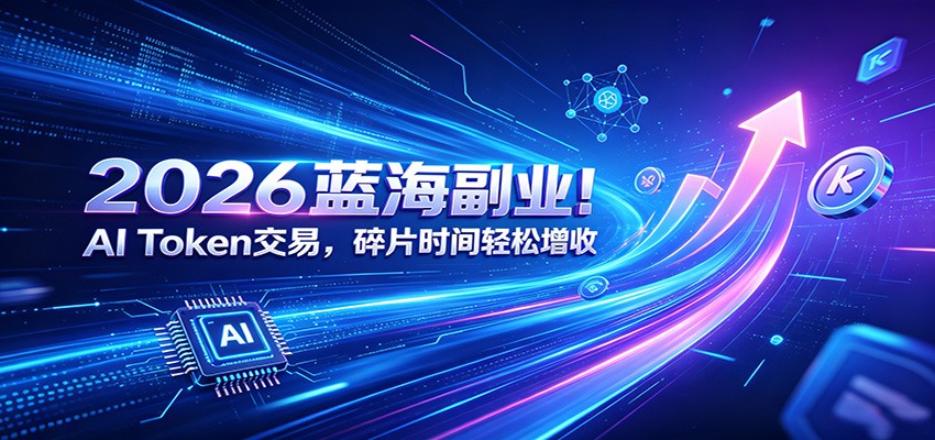 2026蓝海副业！AI Token交易，碎片时间轻松增收瀚萌资源网-网赚网-网赚项目网-虚拟资源网-国学资源网-易学资源网-本站有全网最新网赚项目-易学课程资源-中医课程资源的在线下载网站！瀚萌资源网