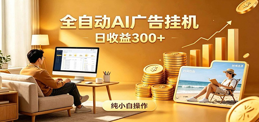 AI风口项目，全程解放双手，后台自动运行赚取收益，每天稳定收益300+瀚萌资源网-网赚网-网赚项目网-虚拟资源网-国学资源网-易学资源网-本站有全网最新网赚项目-易学课程资源-中医课程资源的在线下载网站！瀚萌资源网