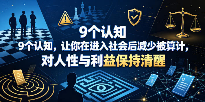 付费文章：9个认知，让你在进入社会后减少被算计，对人性与利益保持清醒瀚萌资源网-网赚网-网赚项目网-虚拟资源网-国学资源网-易学资源网-本站有全网最新网赚项目-易学课程资源-中医课程资源的在线下载网站！瀚萌资源网