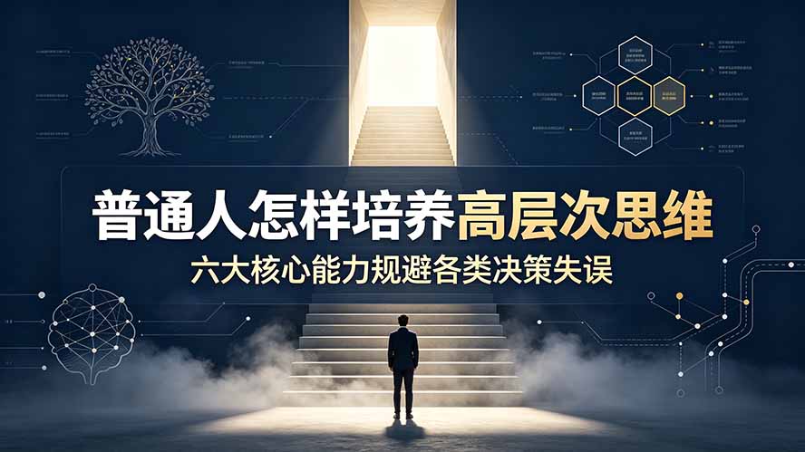 （19479期）付费文章：普通人怎样培养高层次思维，六大核心能力规避各类决策失误瀚萌资源网-网赚网-网赚项目网-虚拟资源网-国学资源网-易学资源网-本站有全网最新网赚项目-易学课程资源-中医课程资源的在线下载网站！瀚萌资源网