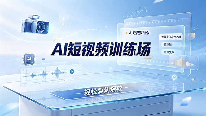 （19137期）老陈AI短视频训练场：AI短视频框架+换背景SwitchXAI+首尾帧+声音生成，轻松复刻爆款瀚萌资源网-网赚网-网赚项目网-虚拟资源网-国学资源网-易学资源网-本站有全网最新网赚项目-易学课程资源-中医课程资源的在线下载网站！瀚萌资源网