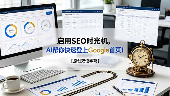 （19162期）启用SEO时光机，AI帮你快速登上Google首页！【原创双语字幕】瀚萌资源网-网赚网-网赚项目网-虚拟资源网-国学资源网-易学资源网-本站有全网最新网赚项目-易学课程资源-中医课程资源的在线下载网站！瀚萌资源网