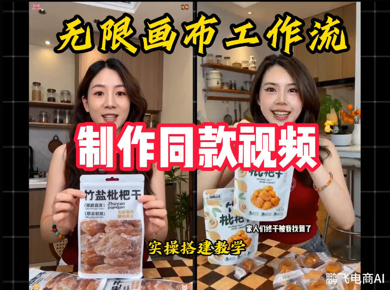 无限画布工作流一键复刻爆款带货视频，实操搭建，操作简单瀚萌资源网-网赚网-网赚项目网-虚拟资源网-国学资源网-易学资源网-本站有全网最新网赚项目-易学课程资源-中医课程资源的在线下载网站！瀚萌资源网