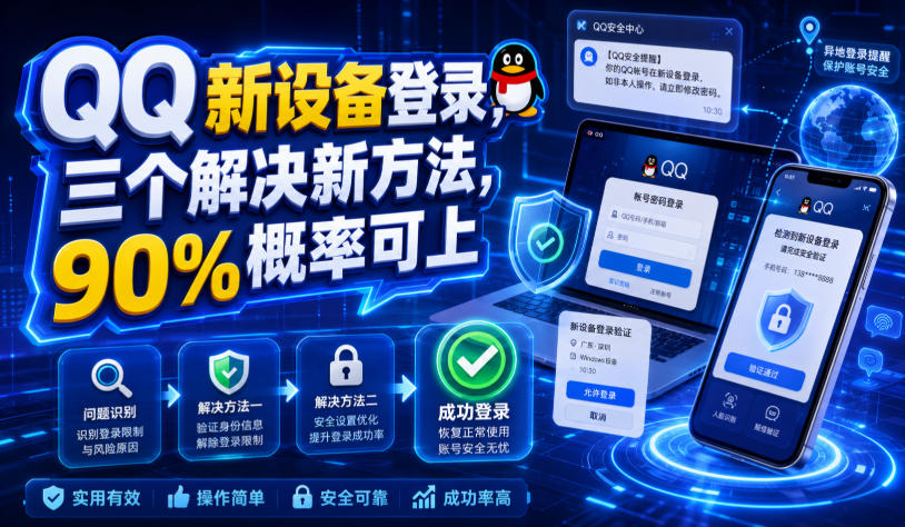 QQ新设备登录,三个解决新方法,90%概率可上瀚萌资源网-网赚网-网赚项目网-虚拟资源网-国学资源网-易学资源网-本站有全网最新网赚项目-易学课程资源-中医课程资源的在线下载网站!瀚萌资源网