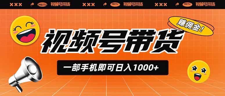 (19366期)视频号带货,一部手机即可日入1000+,无人直播玩法轻松躺赚带货佣金瀚萌资源网-网赚网-网赚项目网-虚拟资源网-国学资源网-易学资源网-本站有全网最新网赚项目-易学课程资源-中医课程资源的在线下载网站!瀚萌资源网